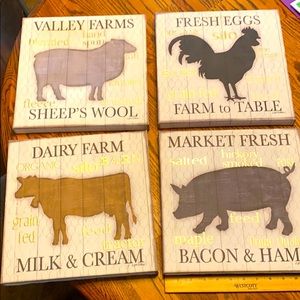 farm animal wall art